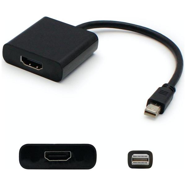 Add-On Addon Mini-Displayport Male To Hdmi Female Black Adapter Cable MDP2HDMIB